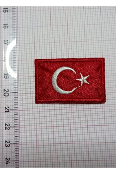 REMSATİC نموذج أرما - رقعة - رقعة علم تركي (تركيا) مربوطة بالحديد (4 سم × 2.5...