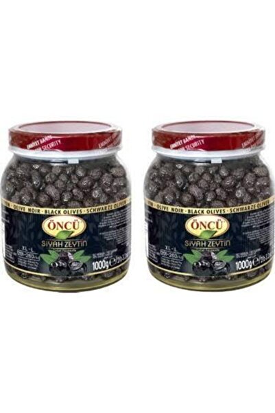 Öncü Siyah Sele Zeytin Xl 1000gr X 2adet