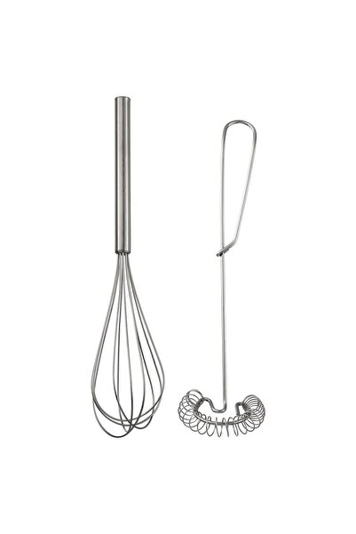 IKEA Koncıs Sarımsak Ezici + Idealısk Çırpıcı 2'li Set Europestore