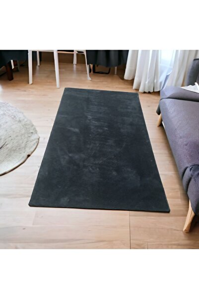 ALTUN CARPET 40CM ANTİRASİT POST PELÜŞ KAYMAZ TABAN HALI