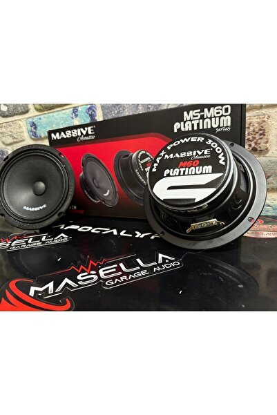 Massive Ms-m60 Platinum Özel Seri 300w 100rms Yeni Model Güçlü Bobin
