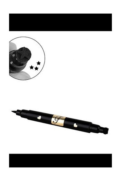 Mardinal Star One Side Pencil One Side Star Printed Eyeliner