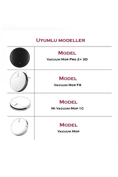 ROBOKİT Xiaomi Mi Robot Vacuum Mop Pro 2 3 Globalversiyon (STYTJ02ZHM) Robot Süpürge Yenileme Seti