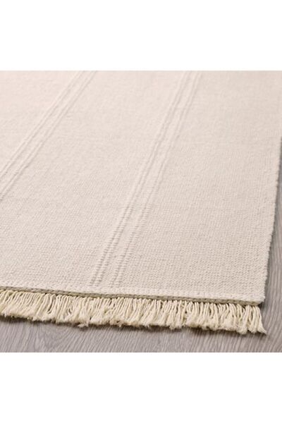 IKEA Açık Bej Renk Banyo Halısı-paspası Meridyendukkan 55x85 Cm-mini Halı-ince Kilim-pamuk