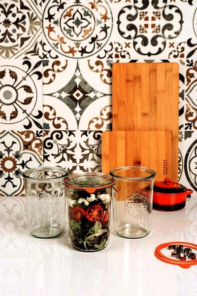 Weck 850 ml Mold Long Jar Set (3 Pieces) 743