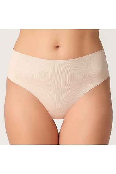 Rise And Valeria 3-Piece High Waist Laser Cut Seamless Women's Panties White