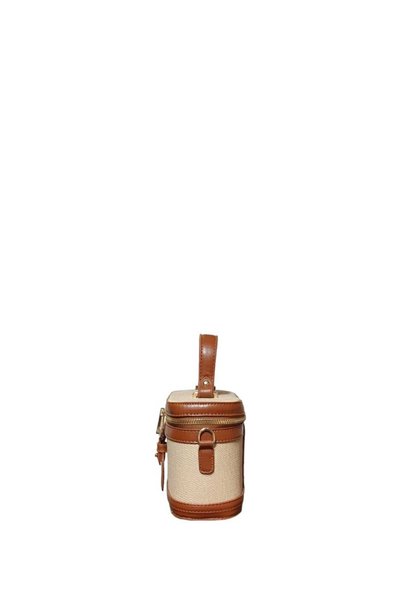 Senna Collection Stylish Box Bag Model Keten Taba