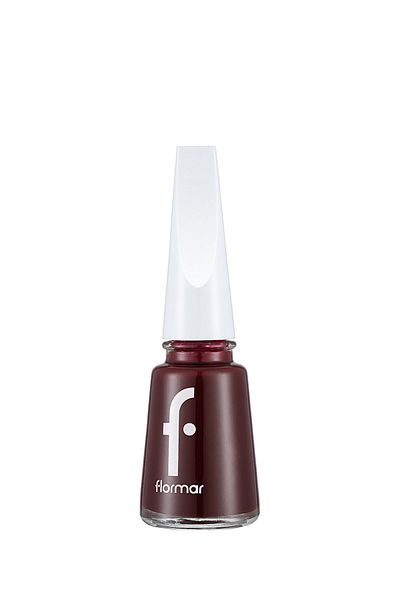 Flormar Klasik Parlak Bitişli Yüksek Pigmentli Oje - Nail Enamel- 311 Purple Scarlet New- 8682536035866
