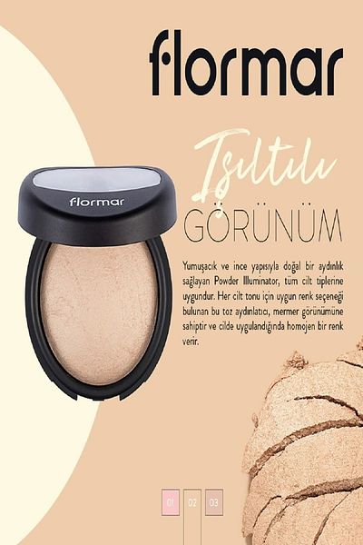 Flormar Illuminating Powder 002 MIDNIGHT STAR - Intensely Pigmented Illuminator