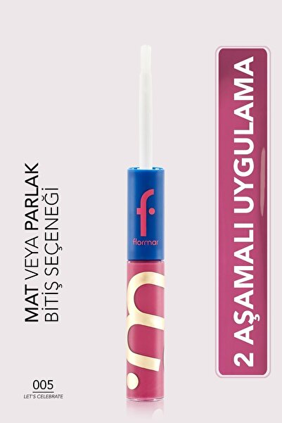 Flormar Parlatıcılı Mat Likit Ruj - Festival Spirit Lsk. -005 Let's Celbrate-...