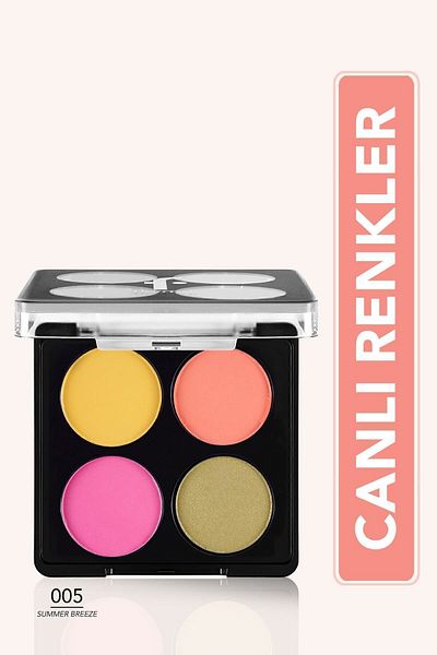 Flormar Mat & Işıltılı Far Paleti - Color Eyeshadow Palette - 005 Summer Breeze- 8682536051194