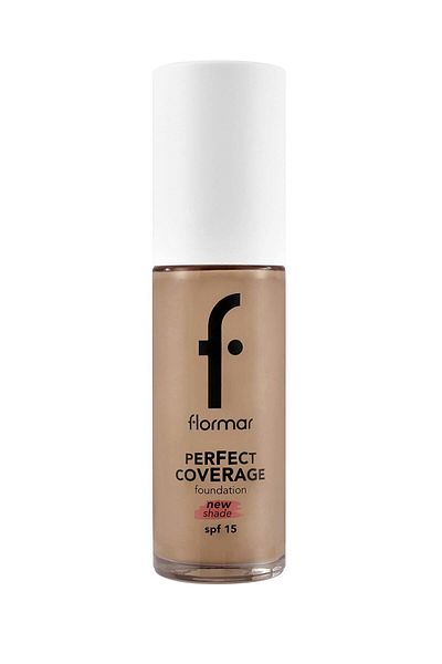 Flormar Perfect Coverage Yoğun Kapatıcı Su Bazlı Fondöten (Sıcak Alt Ton) -134 Golden Honey -8682536070614