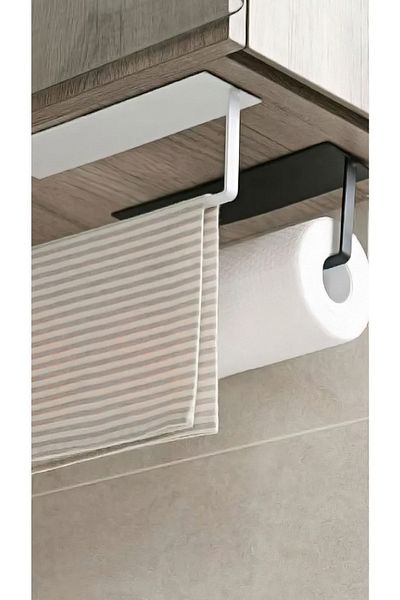 DijiDec Metal Matte Black Paper Roll Towel Holder