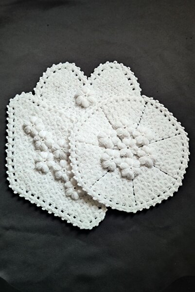 X400 EL ÖRGÜSÜ ÇEYİZLİK GELİN BOHÇASI BEYAZ BANYO LİF SETİ ( 3 LÜ TAKIM )