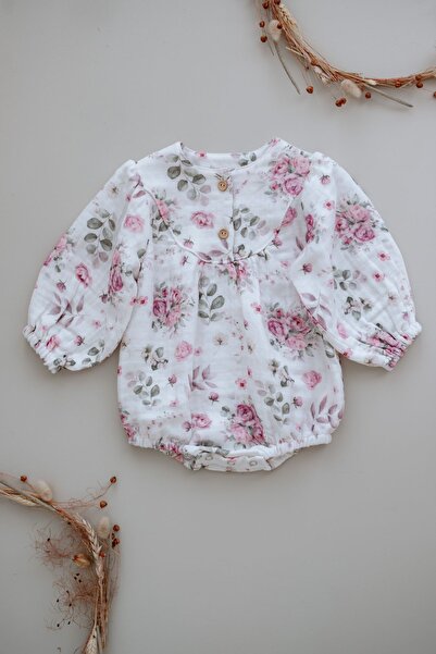 Giselle Organik Pamuk Müslin Romper