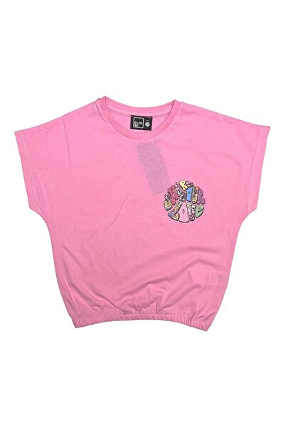 Cloise Children's T-Shirt Wound Sleeve Candy Pink