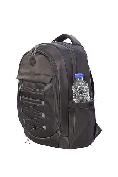 Alone 7509 Model Black School Backpack - Waterproof Unisex Fabric
