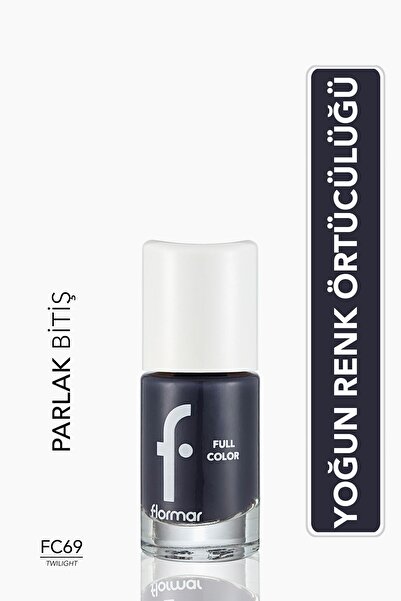 Flormar Yoğun Pigmentli Parlak Oje-full Color Nail Enamel-fc69 Twılıght-8690604497690