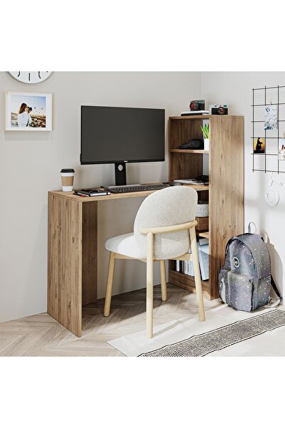 ROOMART Laura Raflı Çalışma Masası , Çocuk Çalışma Masası, Ofis Masası, Bilgi...