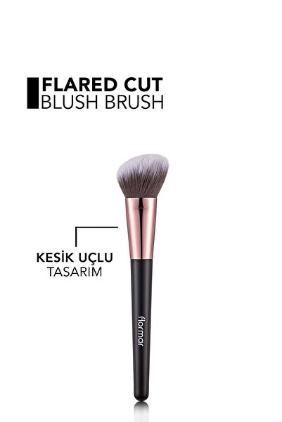 Flormar Açılı Allık Fırçası - Flared Cut Blush Brush - 010 - 8690604597758