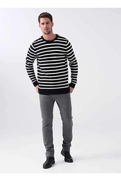 Fabrika Comfort Lastikli Bel Dar Paça Gri Erkek Chino Pantolon Cm P 902