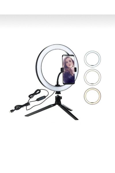 LUX En Siga Youtuber Makyaj Led Halka Işık Kuaför,make Up Ring Light Tripod Ayak