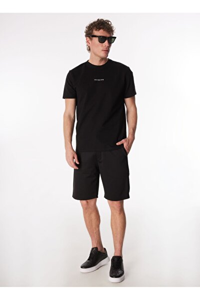 Fabrika Siyah Erkek Relaxed Şort F4SM-SHT 0943
