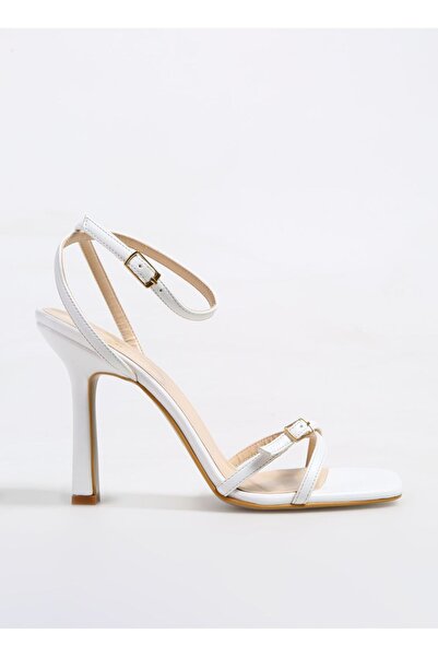 Fabrika Beyaz Kadın Topuklu Ayakkabı ZELDA