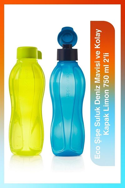 Tupperware Eco Bottle Water Bottle Flask Set of 2 750ml