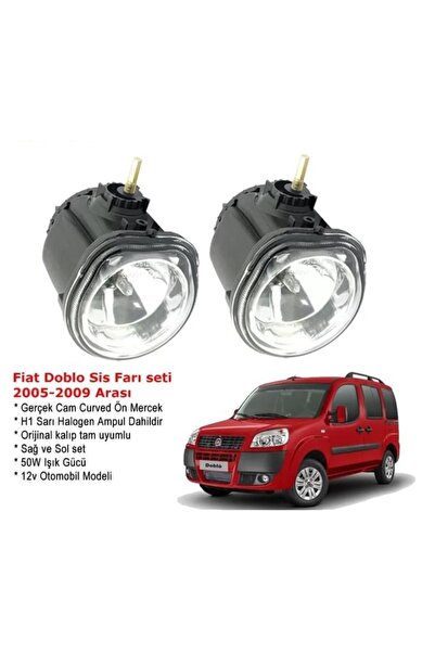 Myd Group FİAT DOBLO SİS FARI LAMBASI AMPULLU TAKIM SAĞ SOL 2 ADET