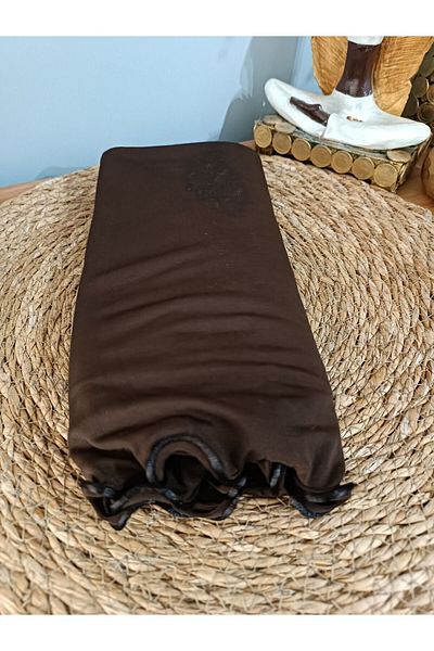 Blotch Premium Lycra Bitter Brown Color Lycra Sandy Jersey Shawl