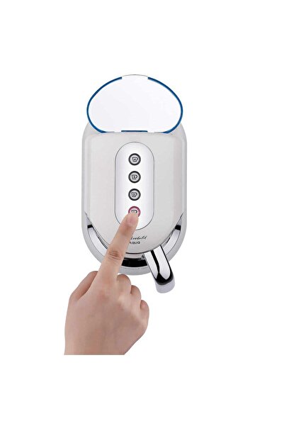 KORKMAZ Kahvekolik Aqua Kahve Makinesi Vanilya Krom