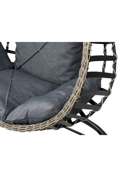 Tu Tienda Rattan Tek Kişilik Bahçe Balkon Ev Salıncağı,antrasit