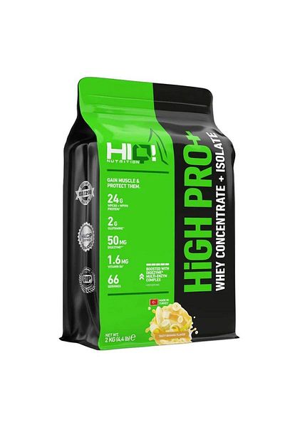 HIQ NUTRITION Hıq Hıgh Pro 2kg - Straight Cut Tasty Banana Flavored