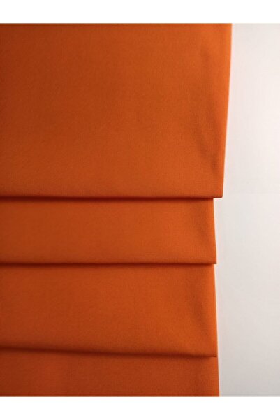 fabricorg قماش كتان من قماش البط البرتقالي - 50X180 سم