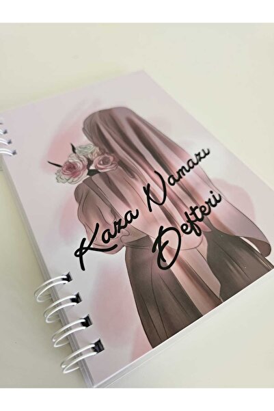 DESİGN KAZA NAMAZI DEFTERİ 5 YILLIK GRİ HIJAB 3 PVC KAPAK