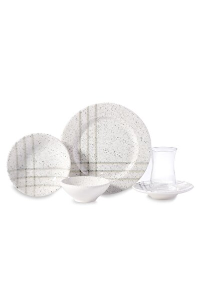 KORKMAZ Natura Collection 26 Parça Kahvaltı Takımı