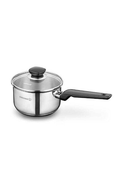 KORKMAZ Steel Sauce Pot Kappa 16 Cm A1696-01