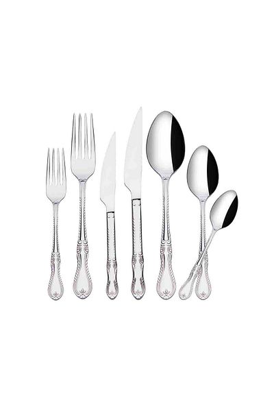 KORKMAZ Hanedan 84 Piece Spoon Knife Set - A2562