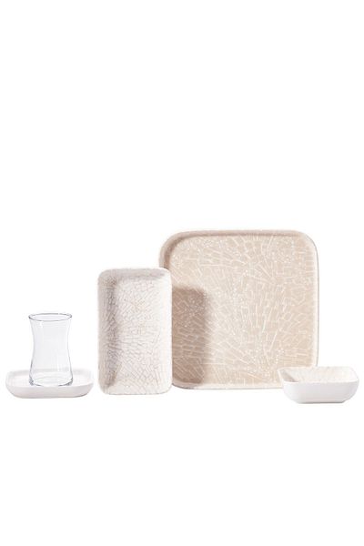 KORKMAZ Plaza Collection 25 Piece Breakfast Set