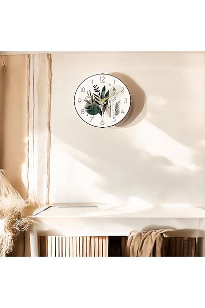 Muyika Design Muyika primavera bombe real glass silent mechanism 36cm wall clock pds-36