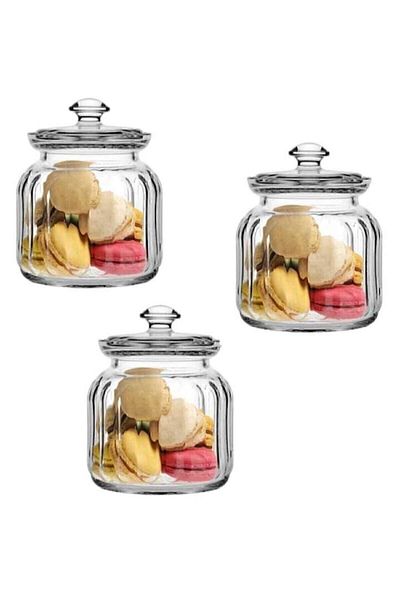 Paşabahçe Viva Glass Jar 900 Cc 3-Piece Fma05051