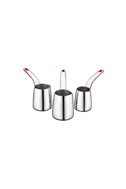 KORKMAZ A1236 Vertex Red Coffee Pot Set