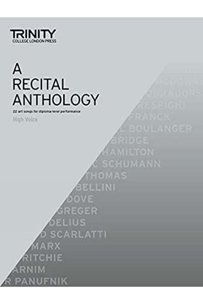 Faber Music Ltd. A Recital Anthology High Voice