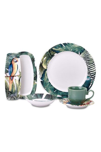 KORKMAZ Natura Collection 26 Piece Breakfast Set