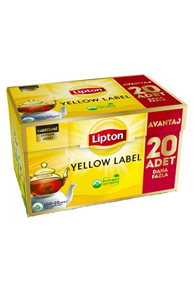 Lipton Yellow Label Demlik Poşet Çay 120li