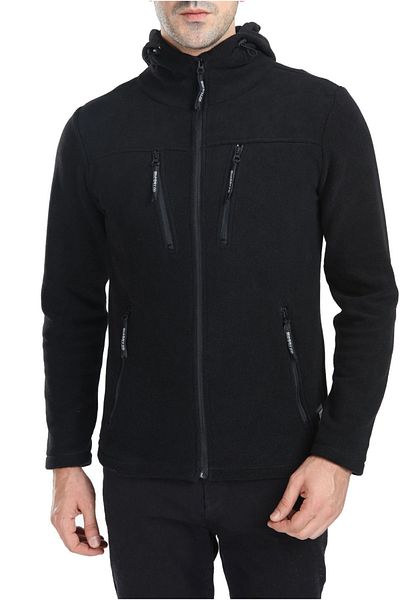 Vio Belle Men's Polar Tactical - Army Hooded Jacket