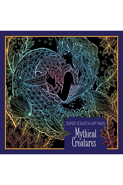 Hachette Super Scratch Art Pads Mythical Creatures