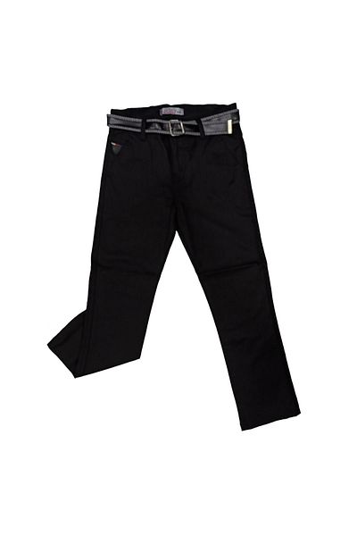 The Coffee Kids Black Regular Fit Boys' Trousers - School
