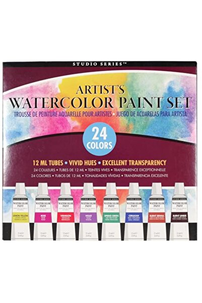 Peter Pauper Press مجموعة ألوان مائية من سلسلة ستوديو